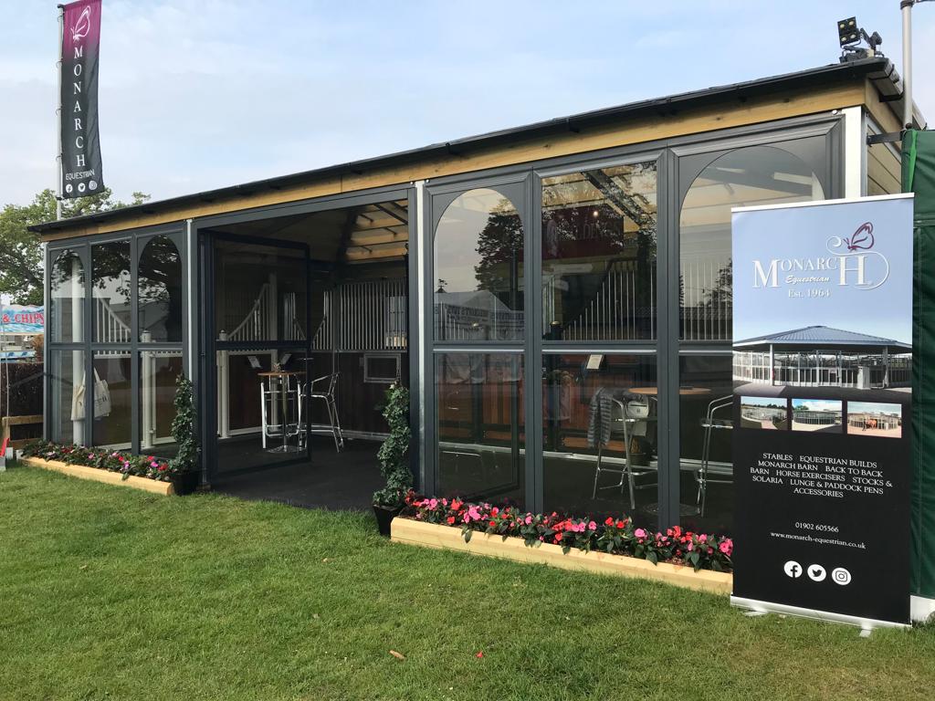 Loddon Equestrian show stand at Badminton Horse Trials